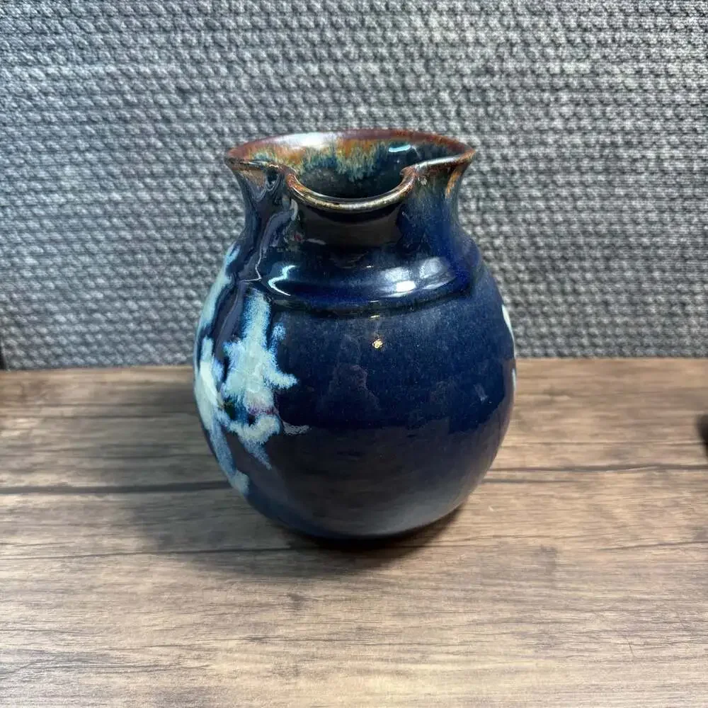 Vintage MISSISSIPPI Pottery Pitcher by JAN CARTER Gore Springs, Miss Dated 1987